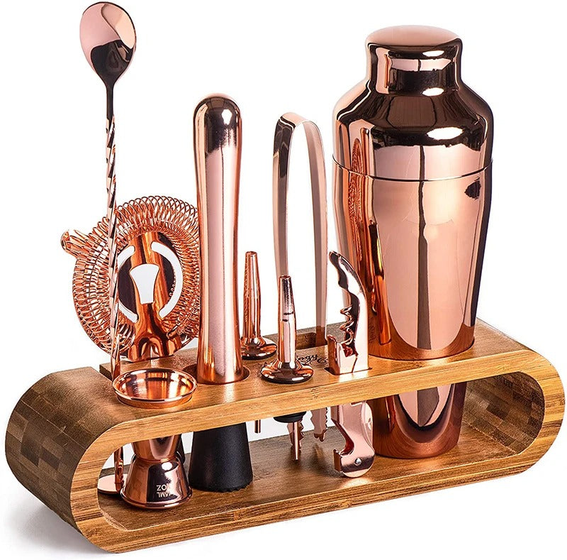 Set de Coctelería Dorado – Elegancia y Profesionalismo en tu Barra