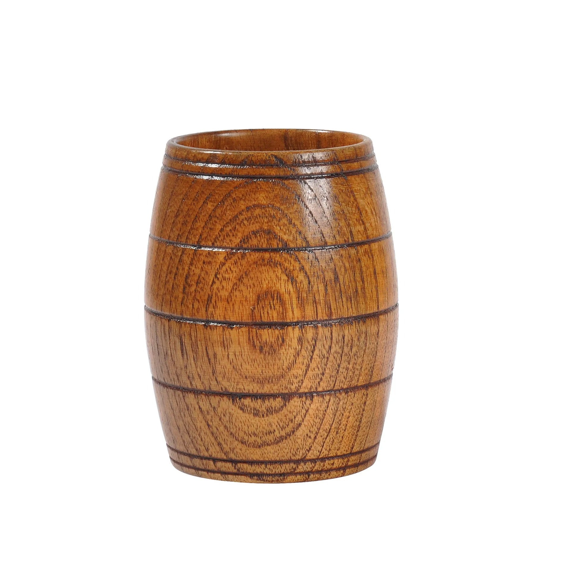 Vasos de Madera Estilo Barril – Rústicos y Elegantes