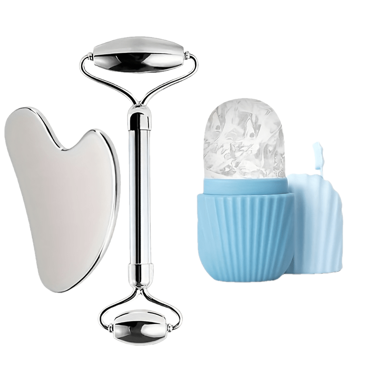 Set de Cuidado Facial en Acero Inoxidable y Frío