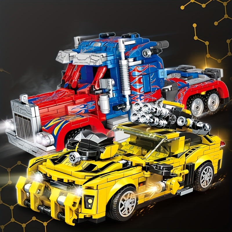 Set de Construcción Robots Transformables