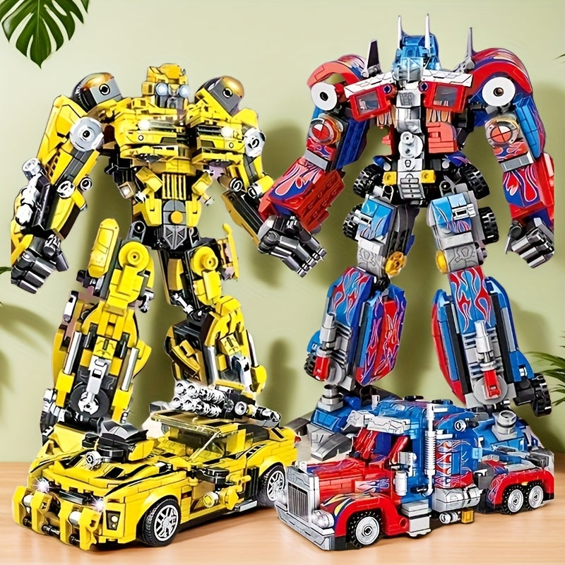 Set de Construcción Robots Transformables