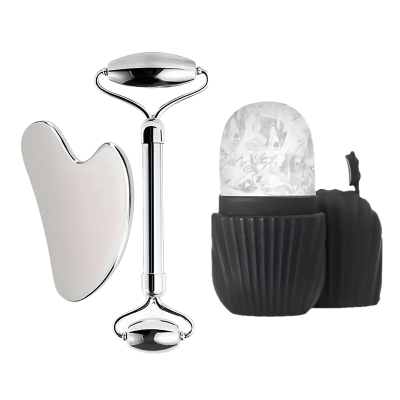 Set de Cuidado Facial en Acero Inoxidable y Frío