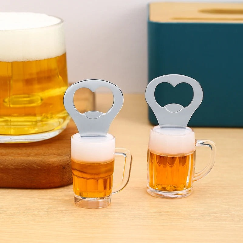 Mini Jarra de Cerveza – Abrebotellas con Estilo