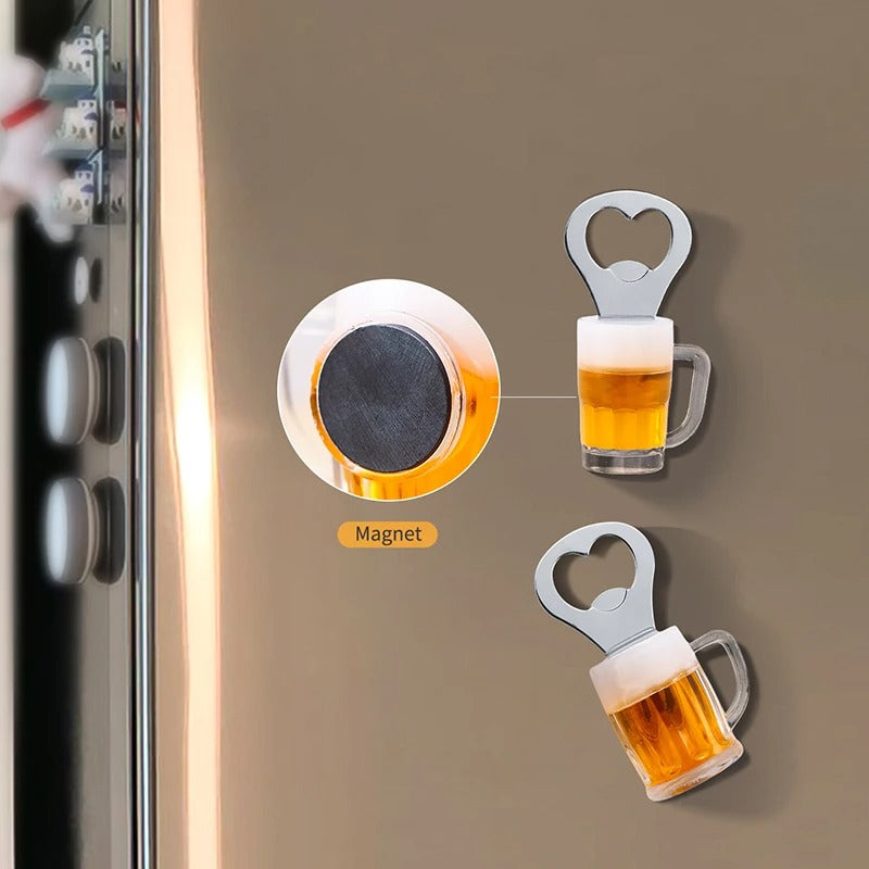 Mini Jarra de Cerveza – Abrebotellas con Estilo